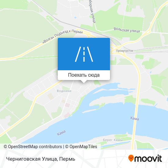 Карта Черниговская Улица