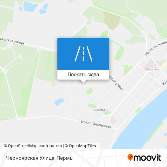 Карта Черноярская Улица