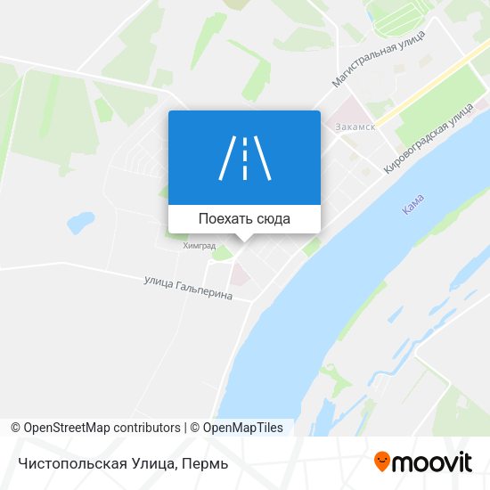 Карта Чистопольская Улица