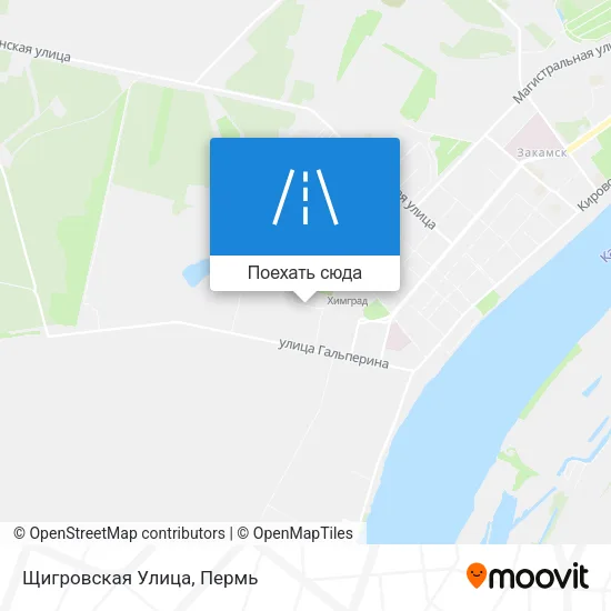 Карта Щигровская Улица