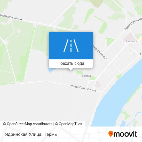 Карта Ядринская Улица
