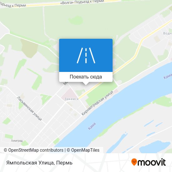 Карта Ямпольская Улица