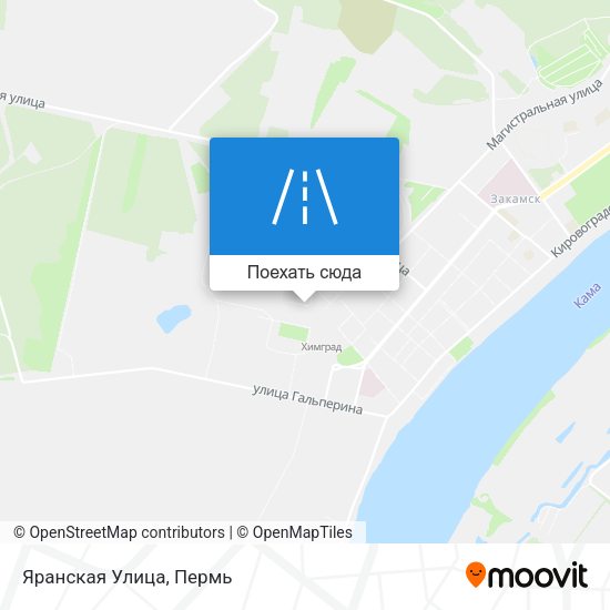 Карта Яранская Улица