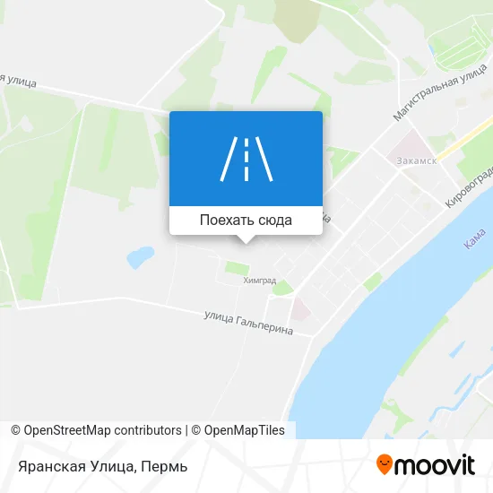 Карта Яранская Улица