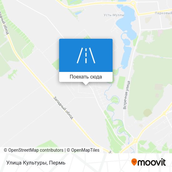 Карта Улица Культуры