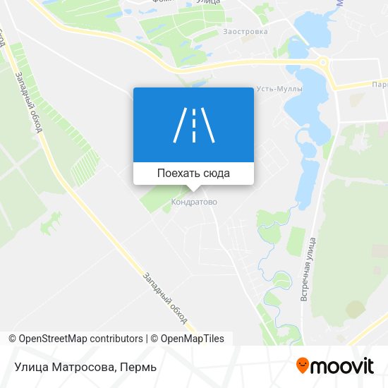 Карта Улица Матросова