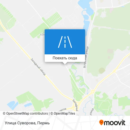 Карта Улица Суворова