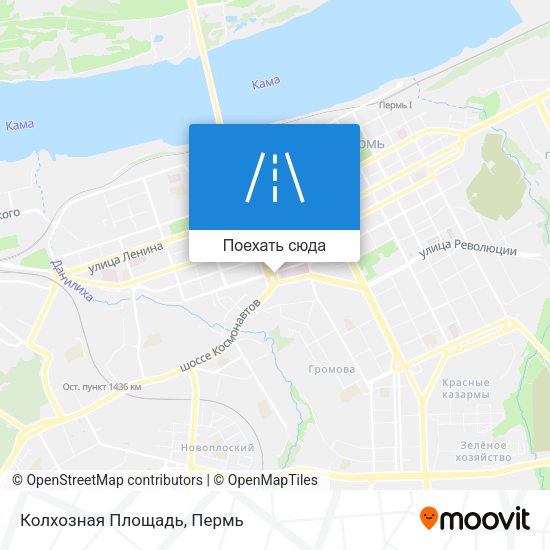 Карта Колхозная Площадь