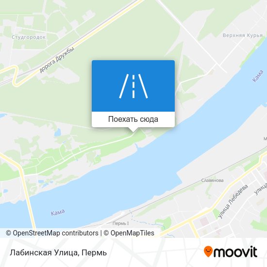 Карта Лабинская Улица