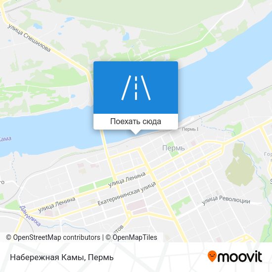 Карта Набережная Камы