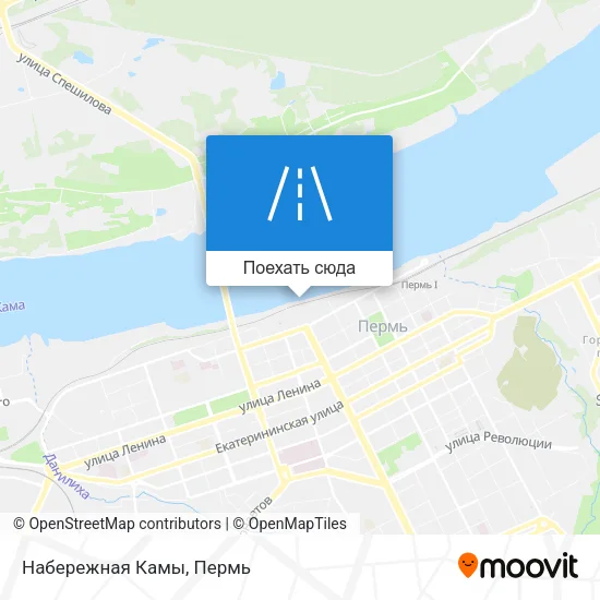 Карта Набережная Камы