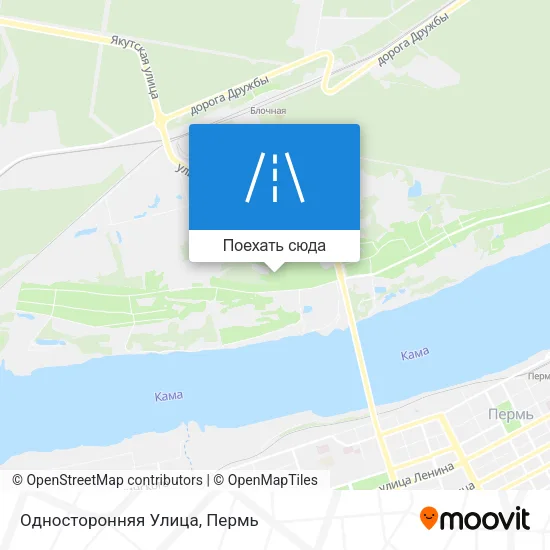 Карта Односторонняя Улица