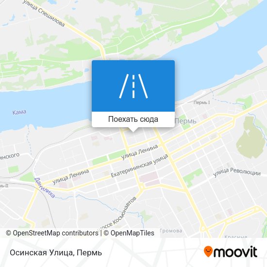 Карта Осинская Улица