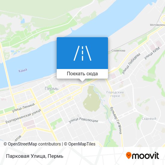 Карта Парковая Улица