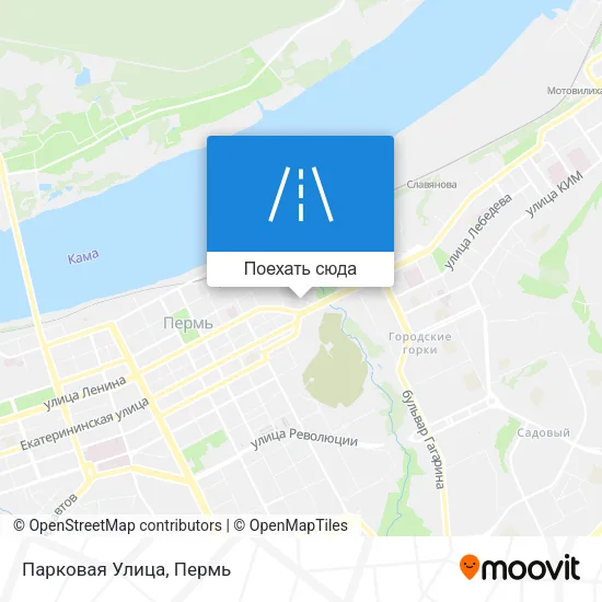 Карта Парковая Улица