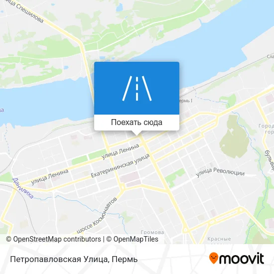 Карта Петропавловская Улица