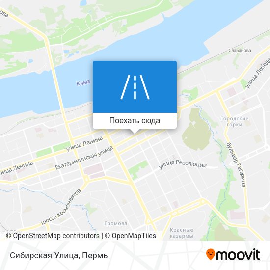 Карта Сибирская Улица