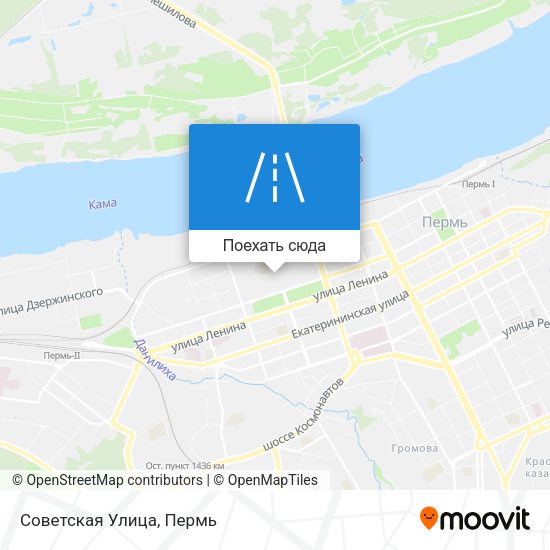 Карта Советская Улица