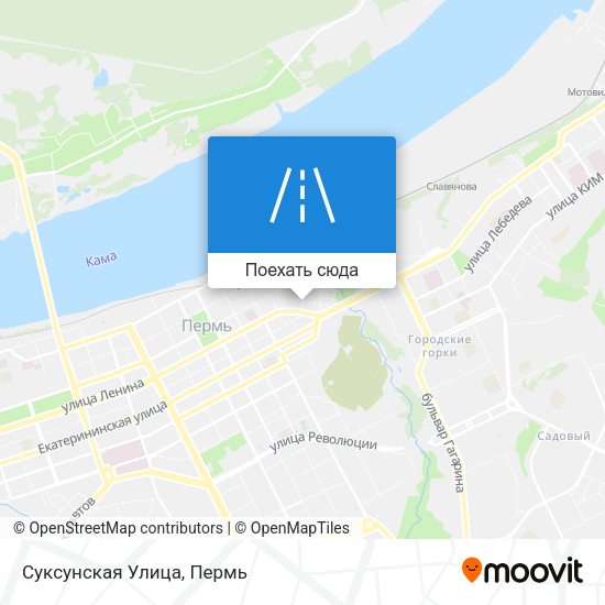 Карта Суксунская Улица