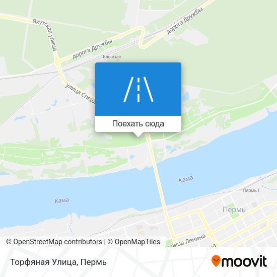 Карта Торфяная Улица