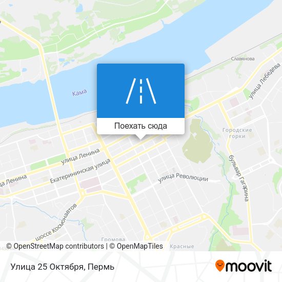 Карта Улица 25 Октября
