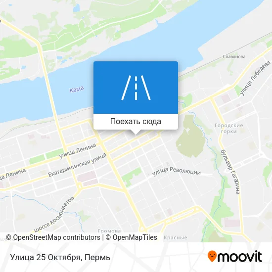 Карта Улица 25 Октября