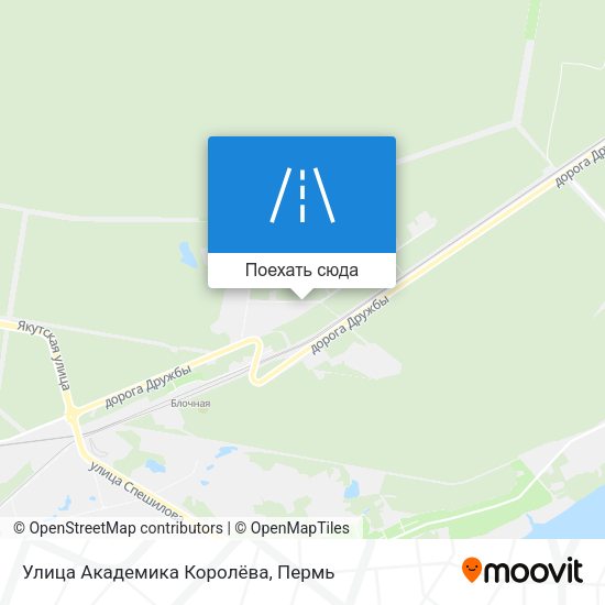 Карта Улица Академика Королёва