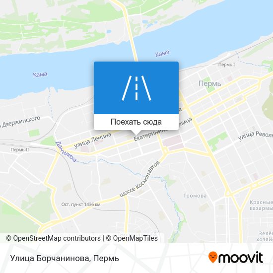 Карта Улица Борчанинова