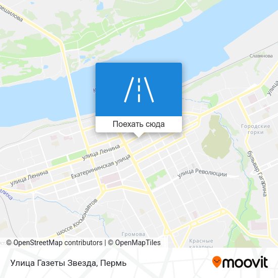 Карта Улица Газеты Звезда