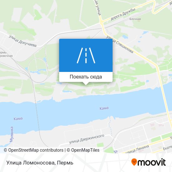 Карта Улица Ломоносова