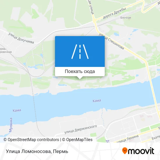 Карта Улица Ломоносова