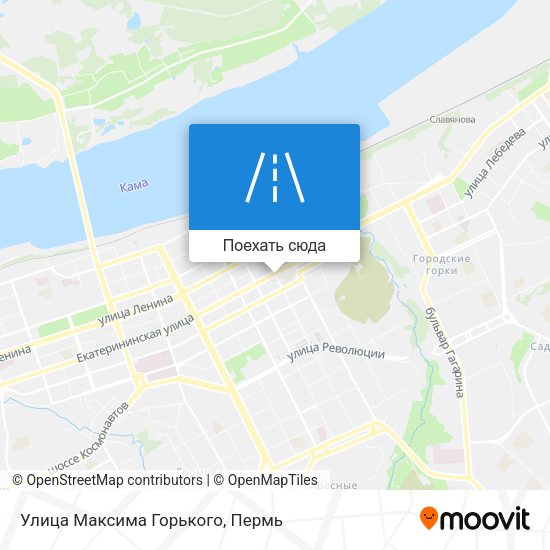 Карта Улица Максима Горького