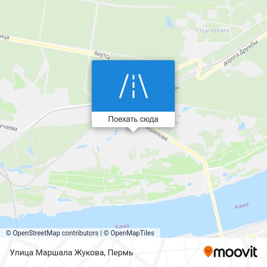 Карта Улица Маршала Жукова