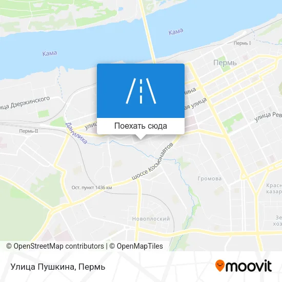 Карта Улица Пушкина