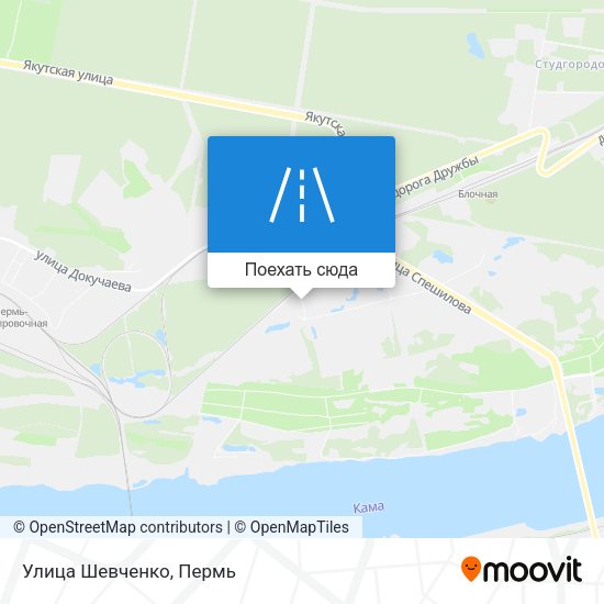 Карта Улица Шевченко