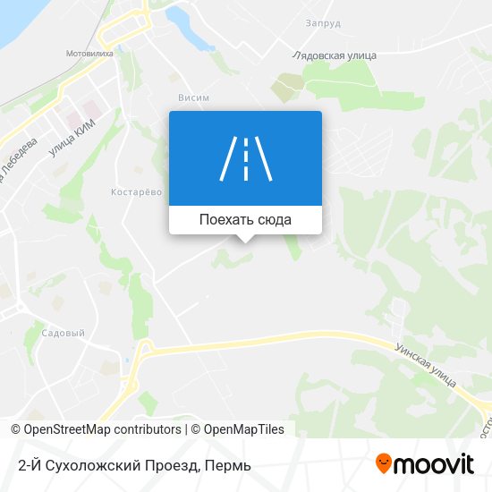 Карта 2-Й Сухоложский Проезд