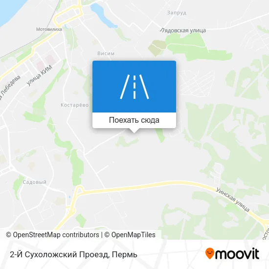 Карта 2-Й Сухоложский Проезд