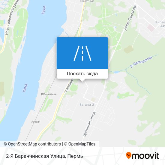 Карта 2-Я Баранчинская Улица