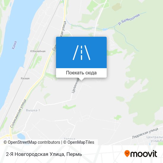 Карта 2-Я Новгородская Улица