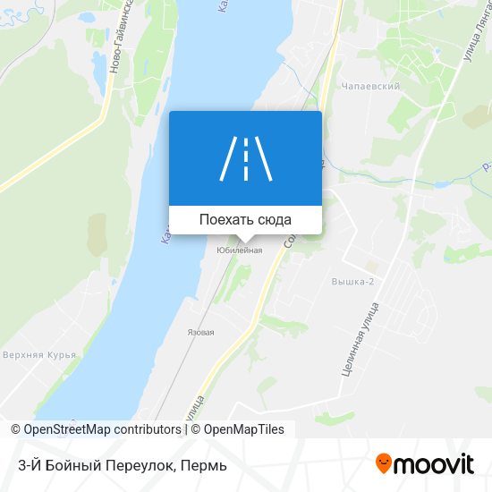 Карта 3-Й Бойный Переулок