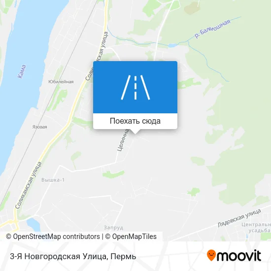 Карта 3-Я Новгородская Улица