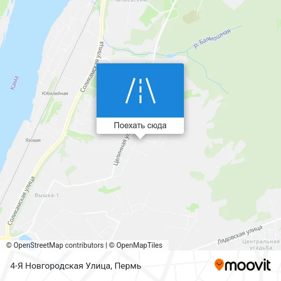 Карта 4-Я Новгородская Улица