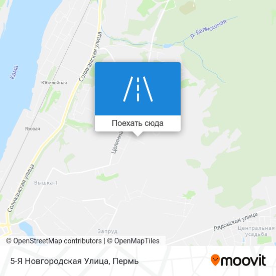 Карта 5-Я Новгородская Улица