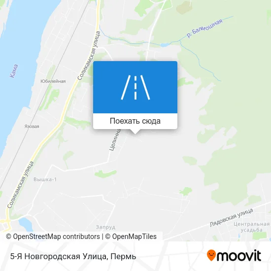 Карта 5-Я Новгородская Улица
