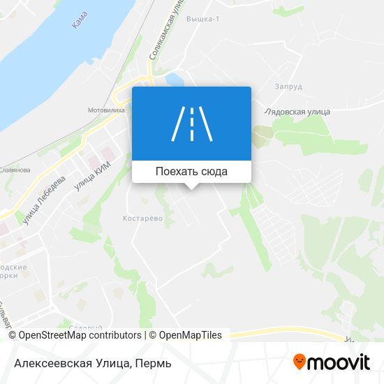 Карта Алексеевская Улица