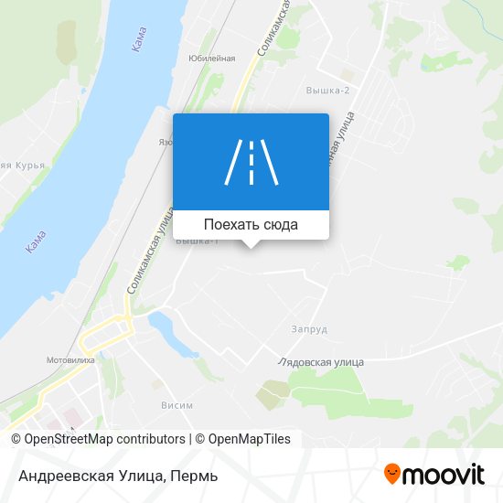 Карта Андреевская Улица