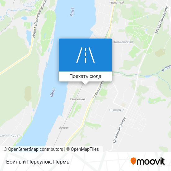 Карта Бойный Переулок