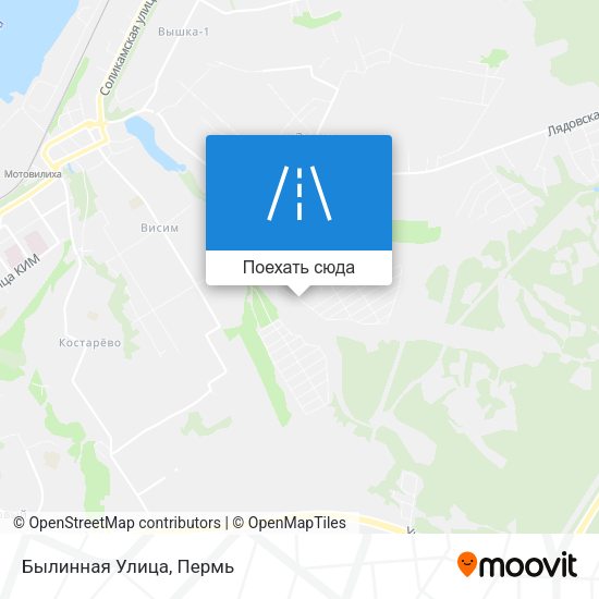 Карта Былинная Улица