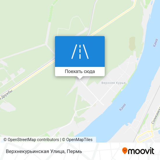 Карта Верхнекурьинская Улица
