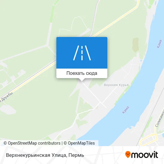 Карта Верхнекурьинская Улица